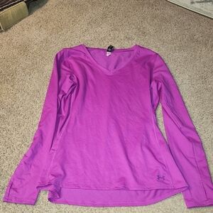 Under Armour Women's Pink Long Sleeve Top
